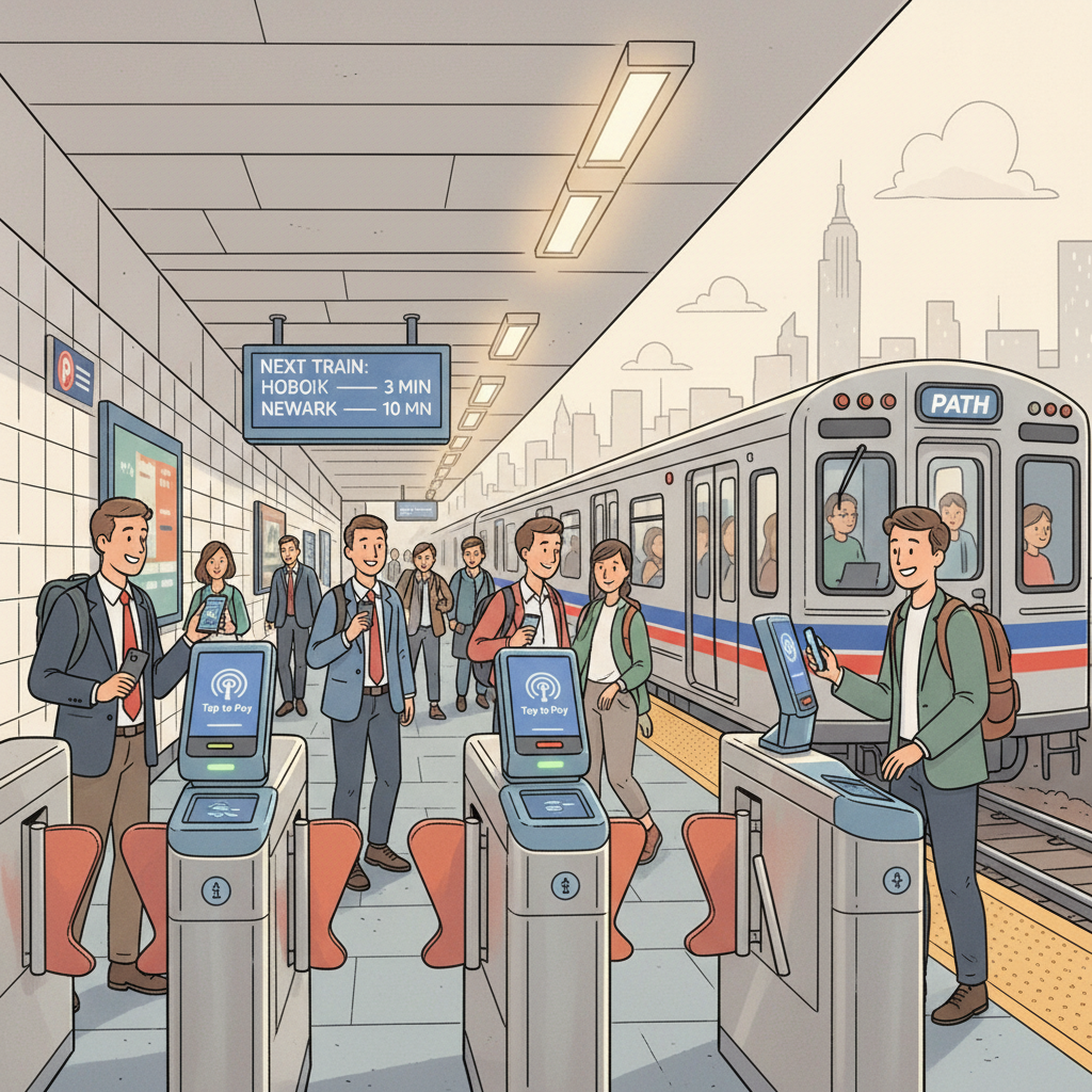 NYC PATH Completes Shift to Contactless Payment