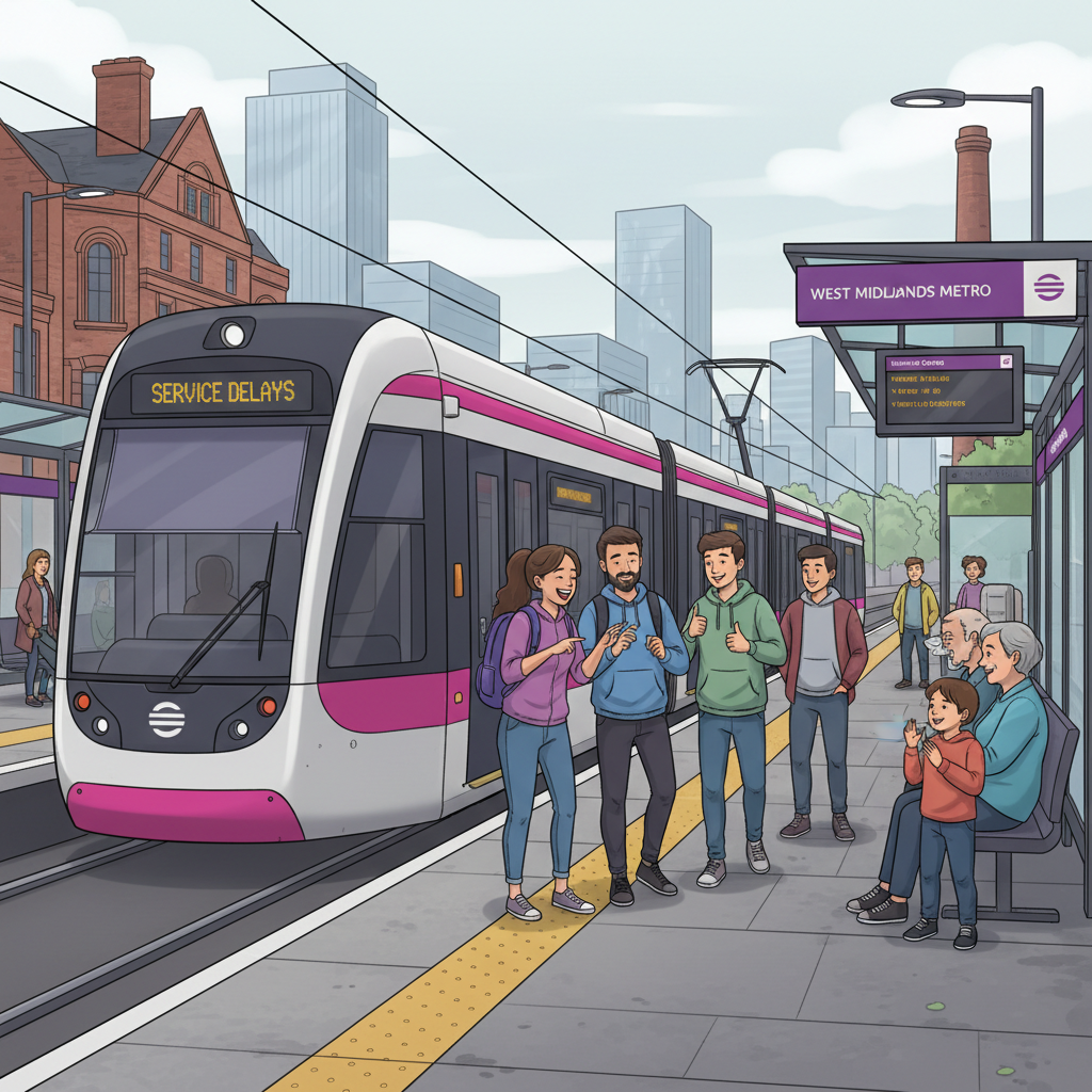 West Midlands Trams Adapt to Route Delays