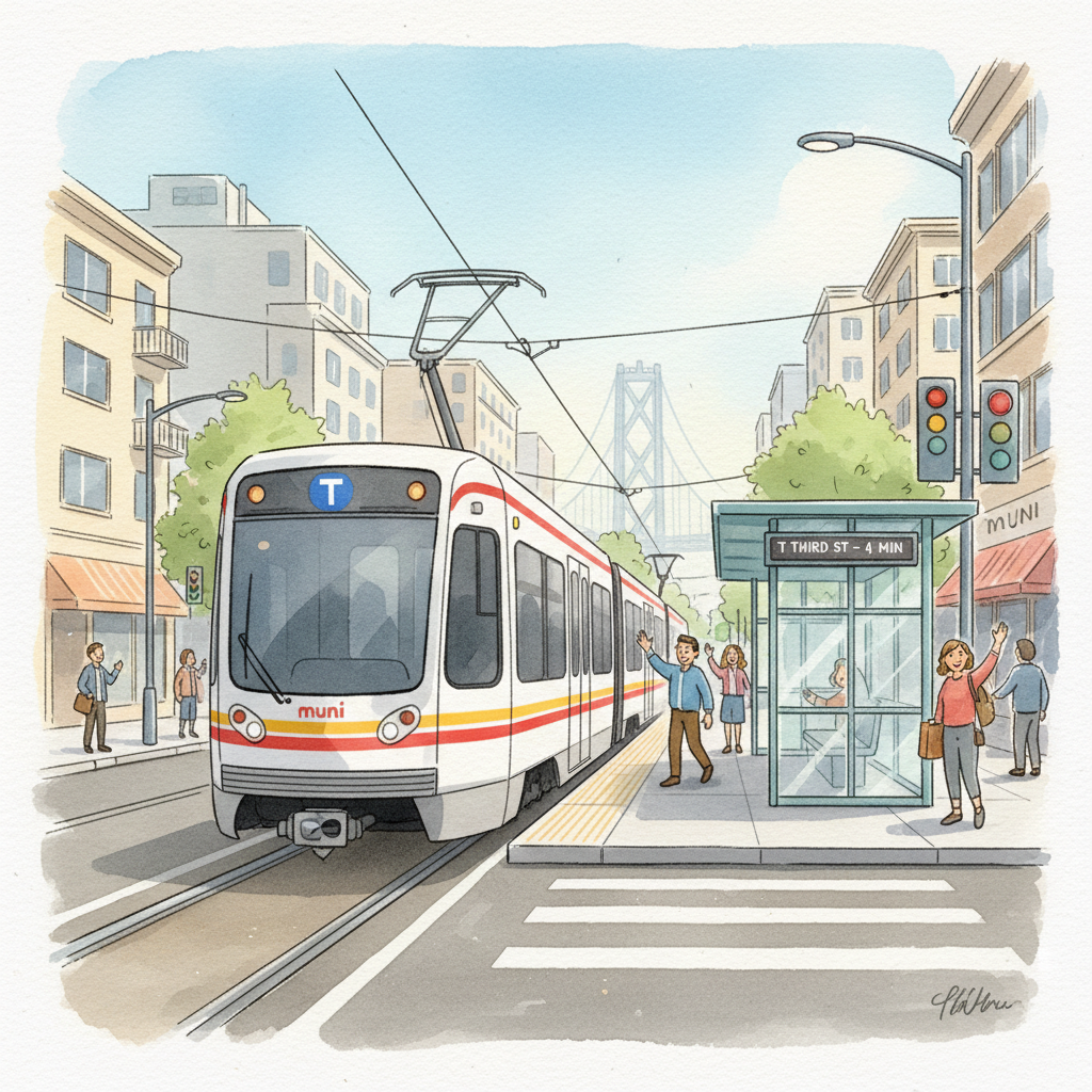 SF T Third Line Back on Track After Brief Delay