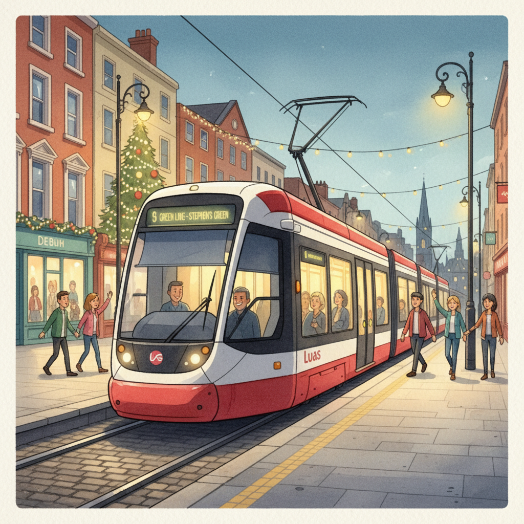 Ireland's Luas Adapts Holiday Schedule for Riders