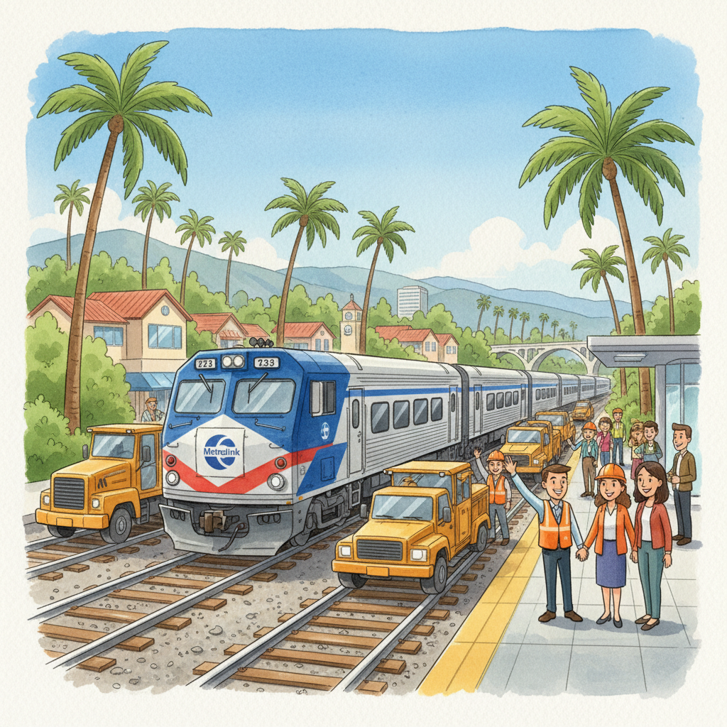 LA Metrolink Upgrades Ventura Line Infrastructure