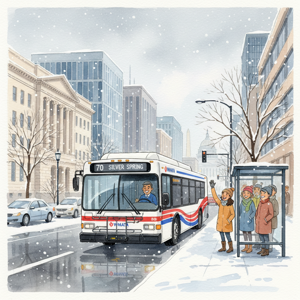 DC-Maryland-Virginia Metro Adapts to Winter Storm