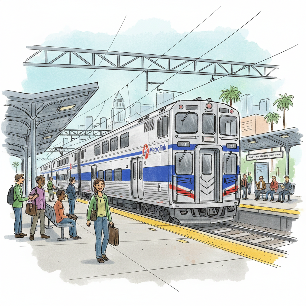 LA Metrolink Pauses Service to Honor Fallen Deputy