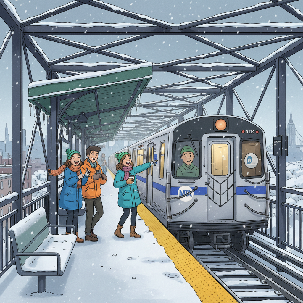 NYC Transit Adapts After Weekend Snow