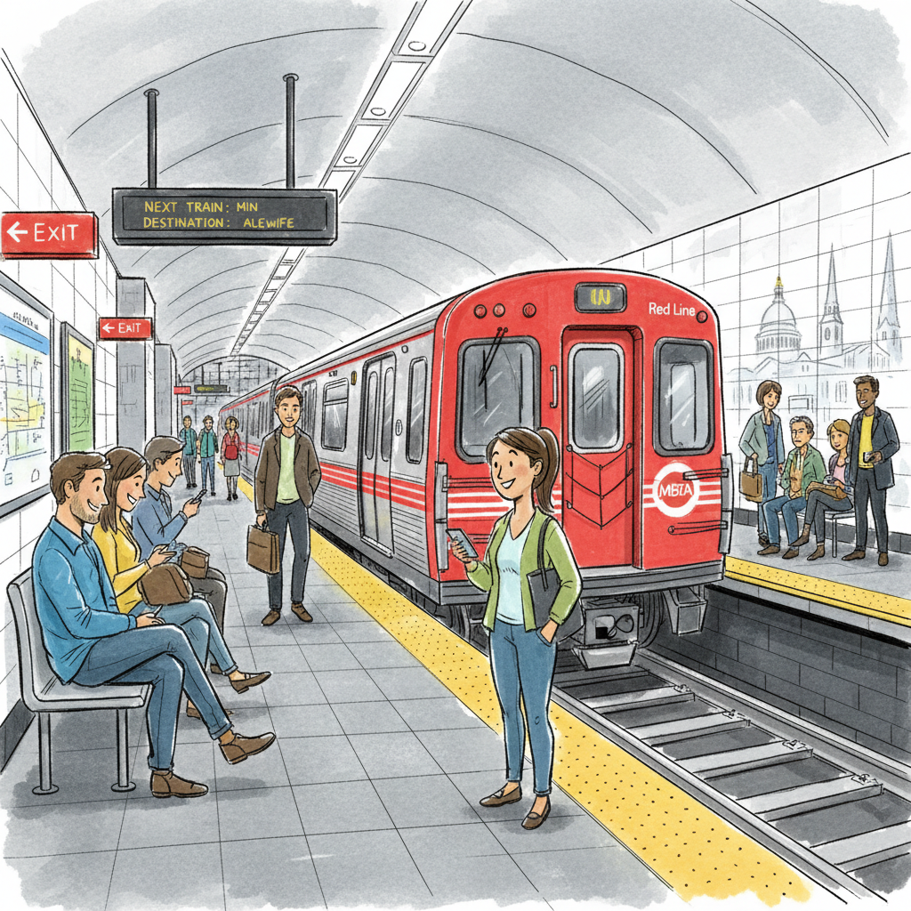 Boston Red Line Resumes Service After Quick Fix