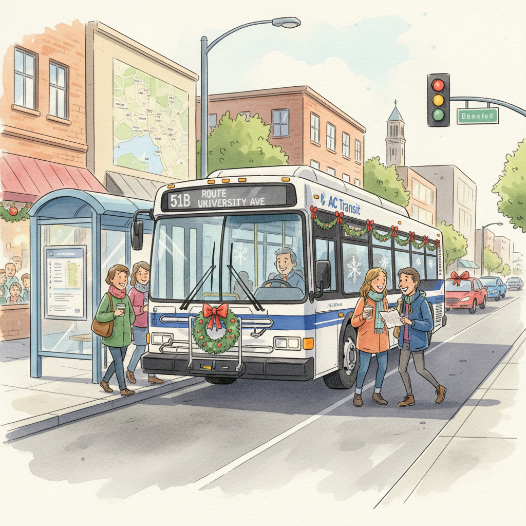 AC Transit Brings Holiday Cheer to East Bay Riders