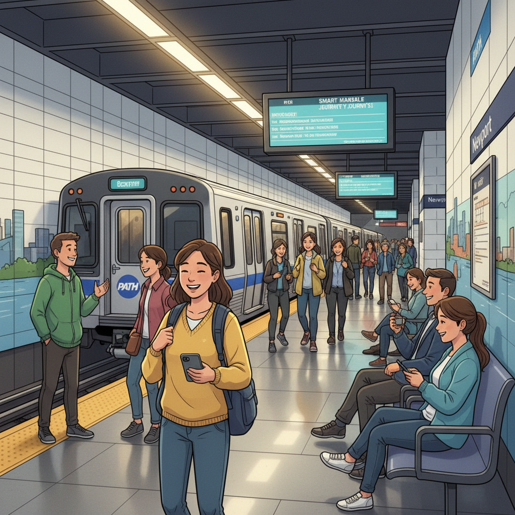 NYC Newport Station Adapts to Single-Track Service