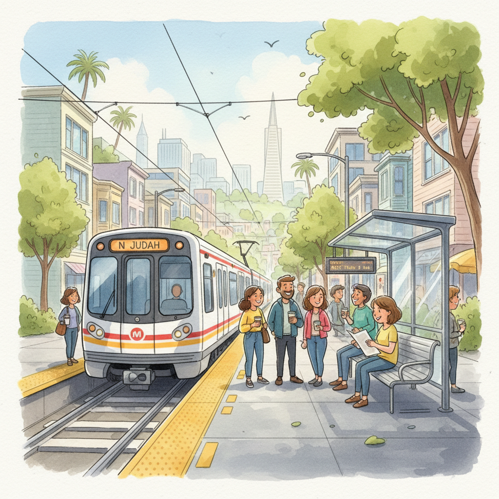 SF Muni Reroutes M Line to Keep Trains Moving