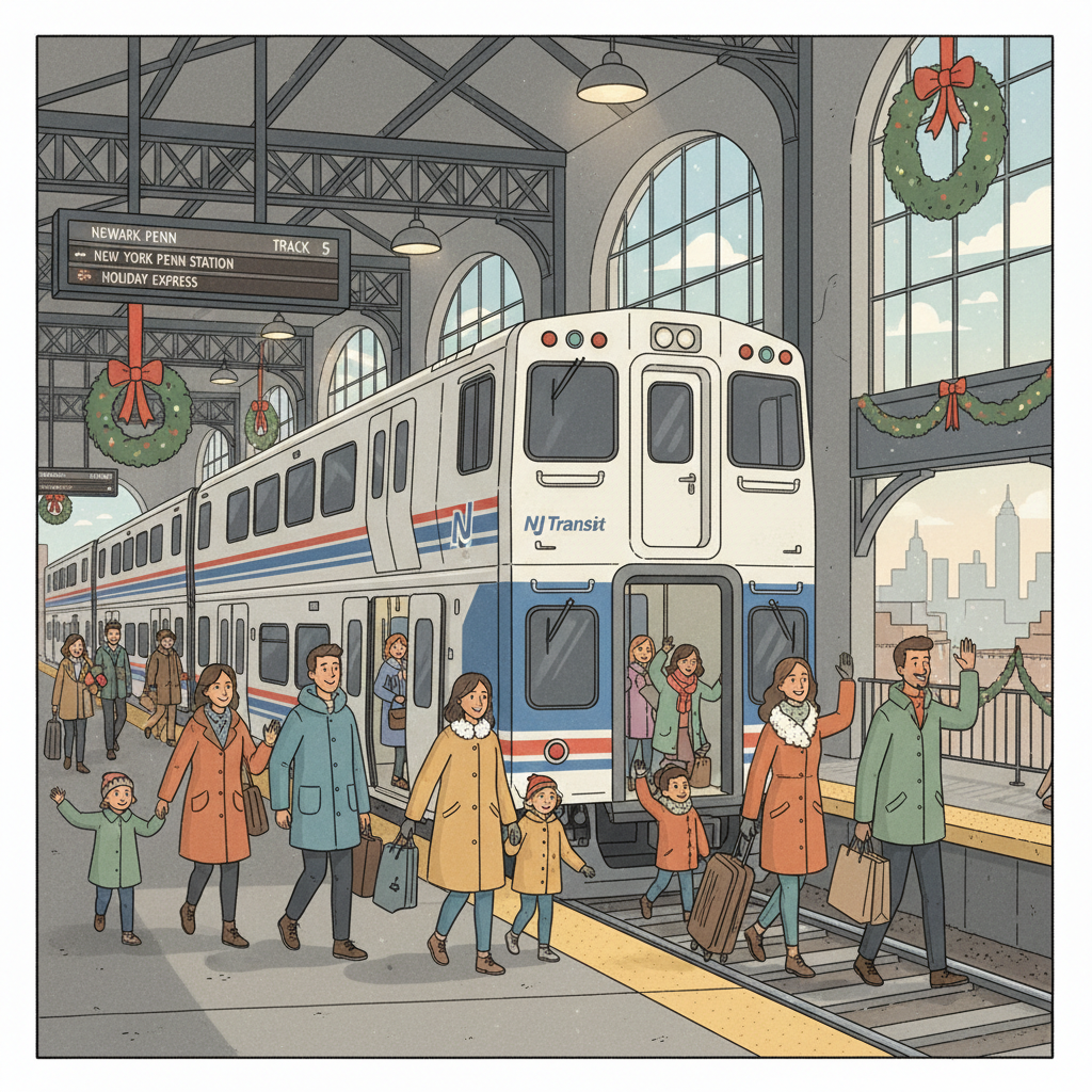 NJ Transit Kids Ride Free Through January 5