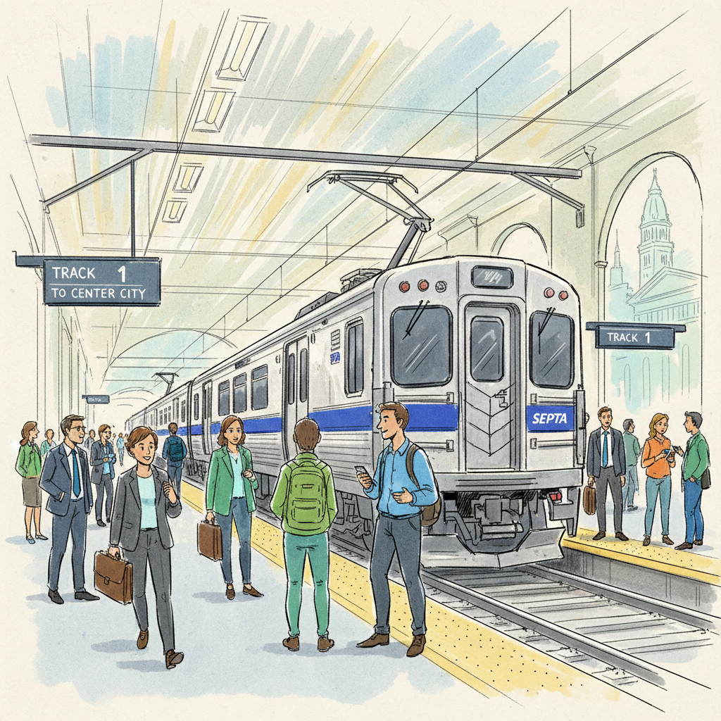 Philadelphia Train Delay Stays Minor, Service Adapts