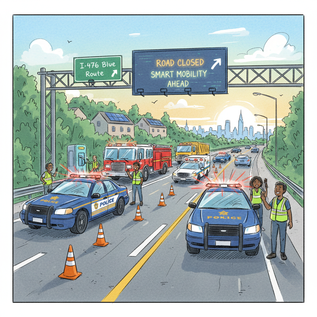 Philadelphia Highway Reopens After Emergency Response