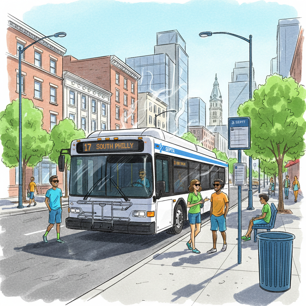 Philadelphia Heat Wave: Transit Riders Adapt and Stay Safe