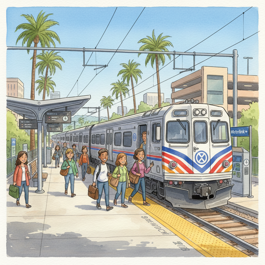 LA Riders Help Fight Trafficking on Metrolink