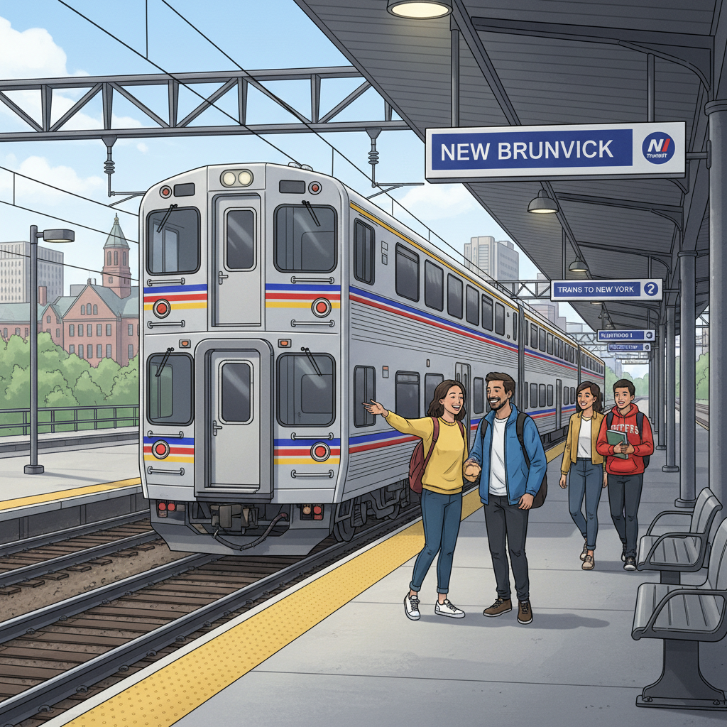 NYC-NJ Transit Upgrades New Brunswick Station Map