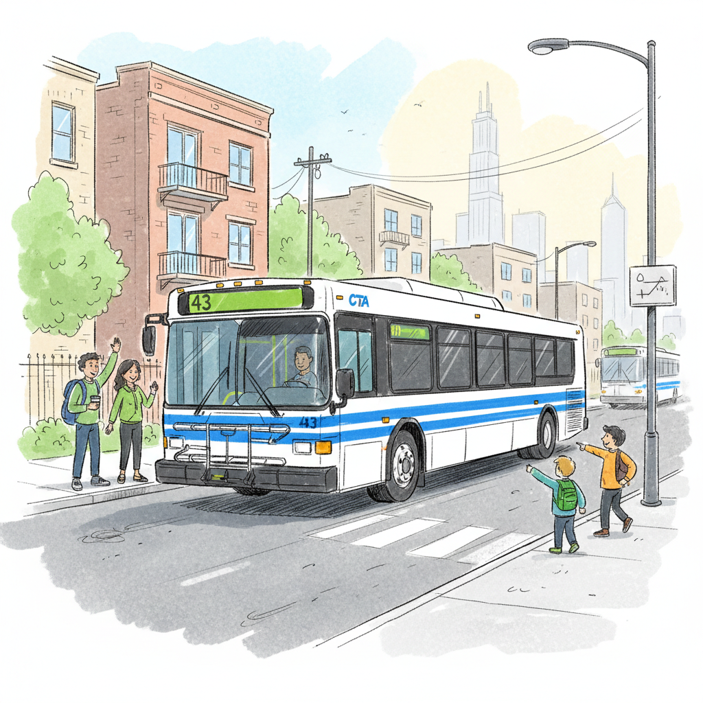 Chicago CTA Reroutes Route 43 to Keep Riders Moving
