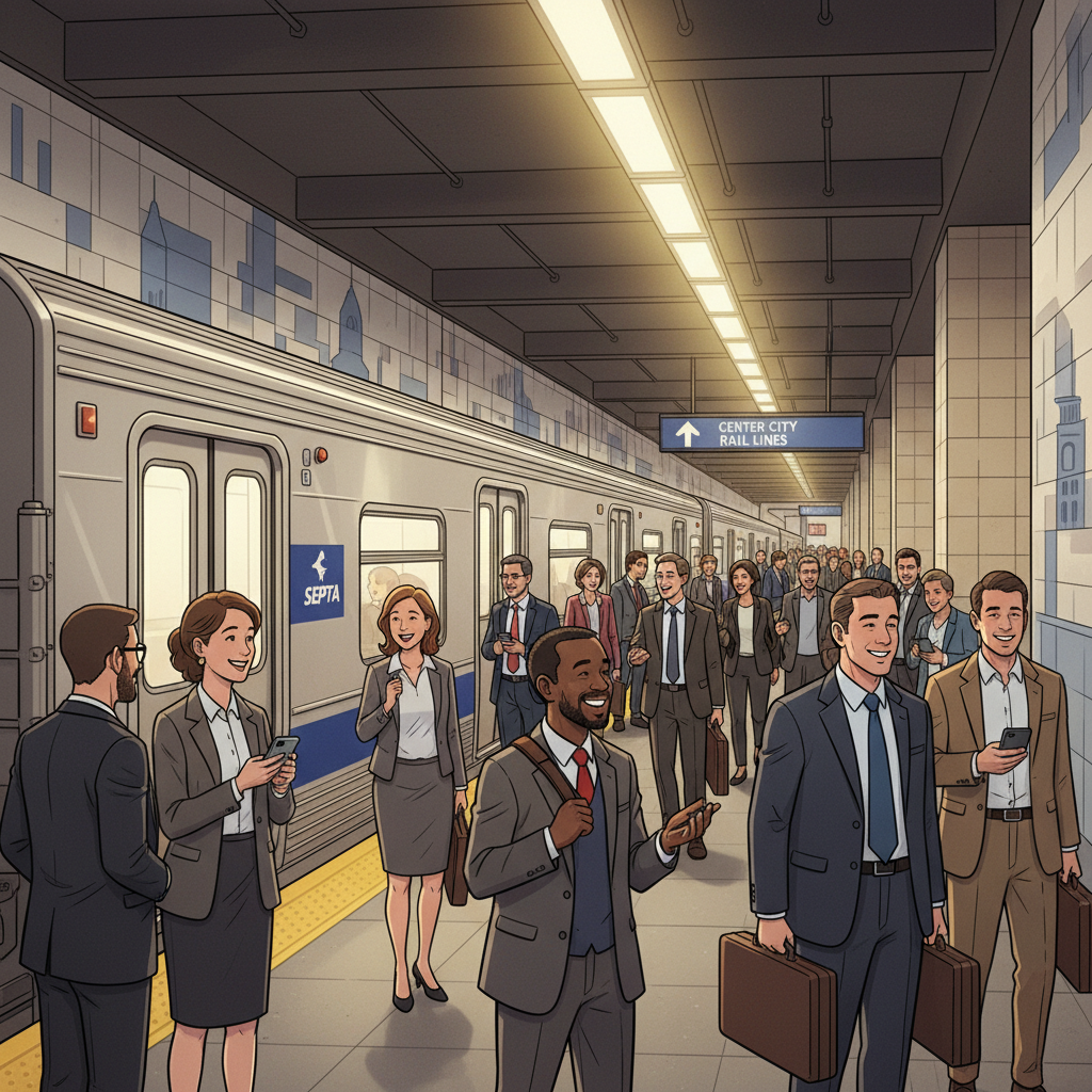 Philadelphia Commuters Adapt to New Train Connection