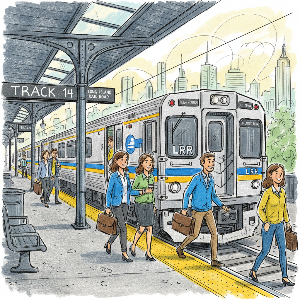 NY Governor Praises LIRR as Mobile Office