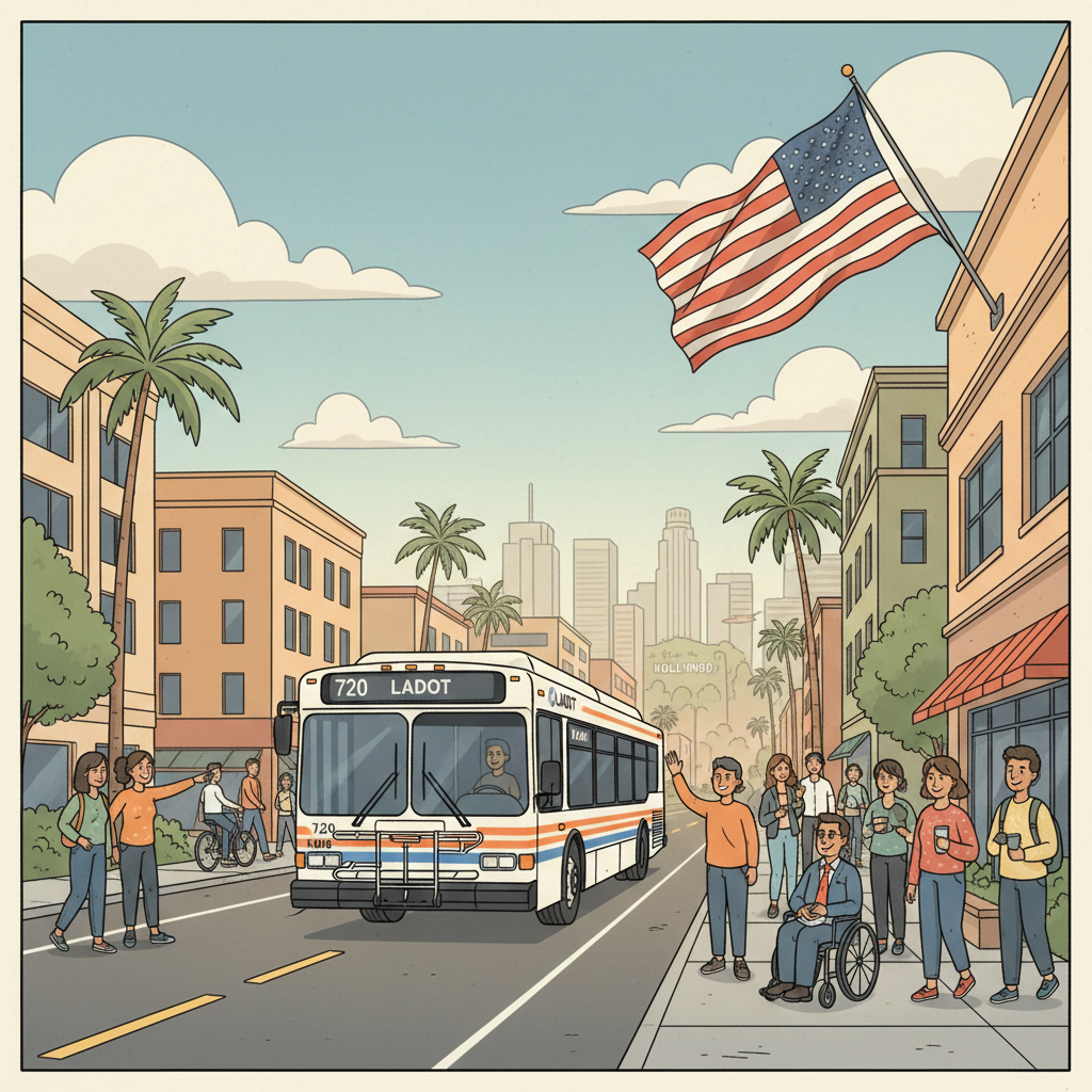 LA Transit Honors Veterans on Veterans Day