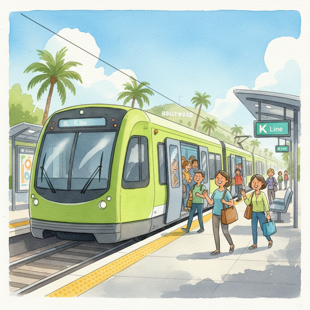 LA Metro K Line Opens Access to Kingdom Day Parade