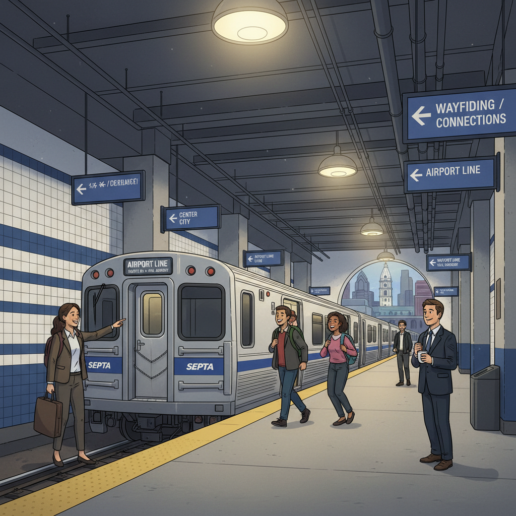 Philadelphia Airport Line Adapts to Mechanical Issues