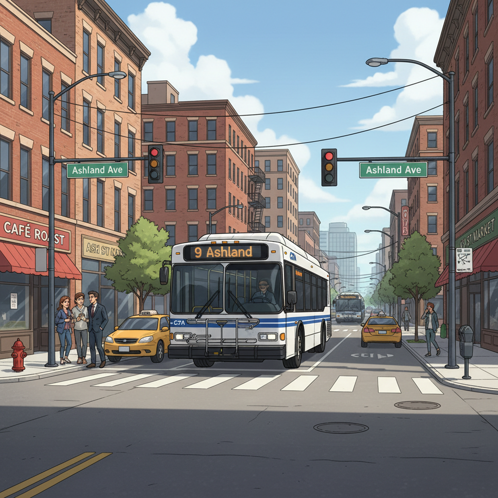 Chicago Route 9 Detours — But Riders Have Real-Time Help