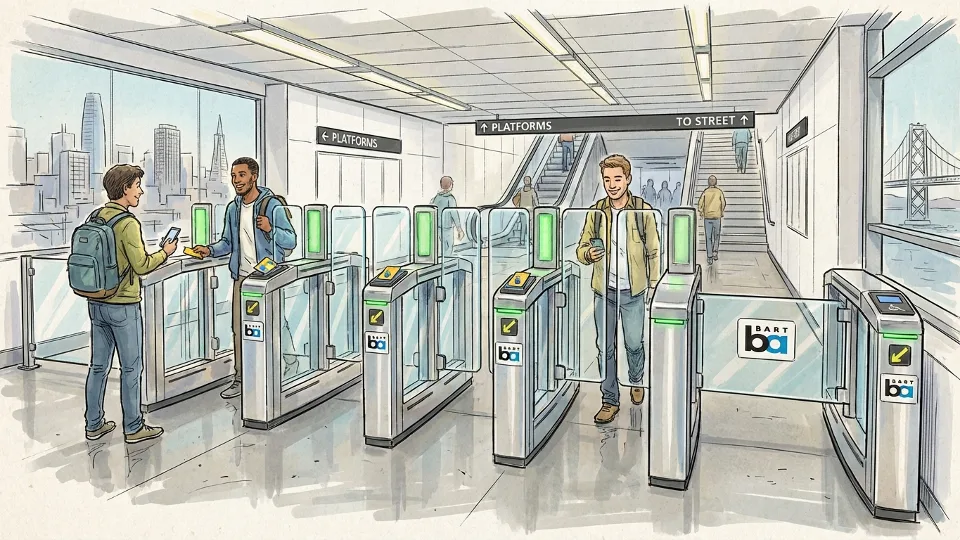 SF BART Upgrades Bay Fair With Modern Fare Gates