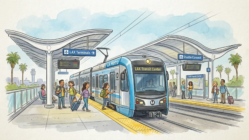 LA Metro Connects LAX to Rail Network at Last