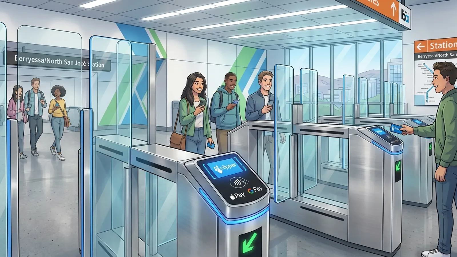 SF BART Upgrades Berryessa Gates to Cut Fare Evasion