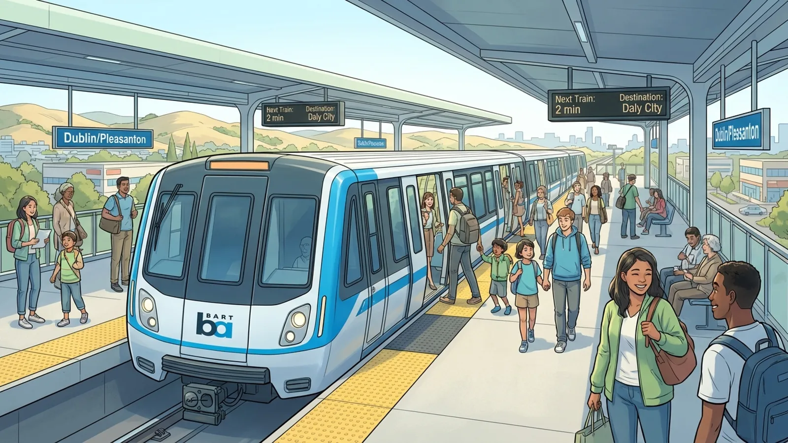 SF BART Launches Free Fair Shuttle for Greener Travel
