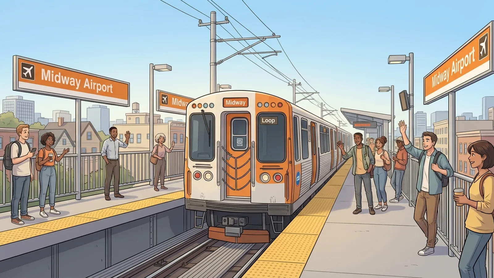 Chicago Orange Line Adapts Service for Track Work