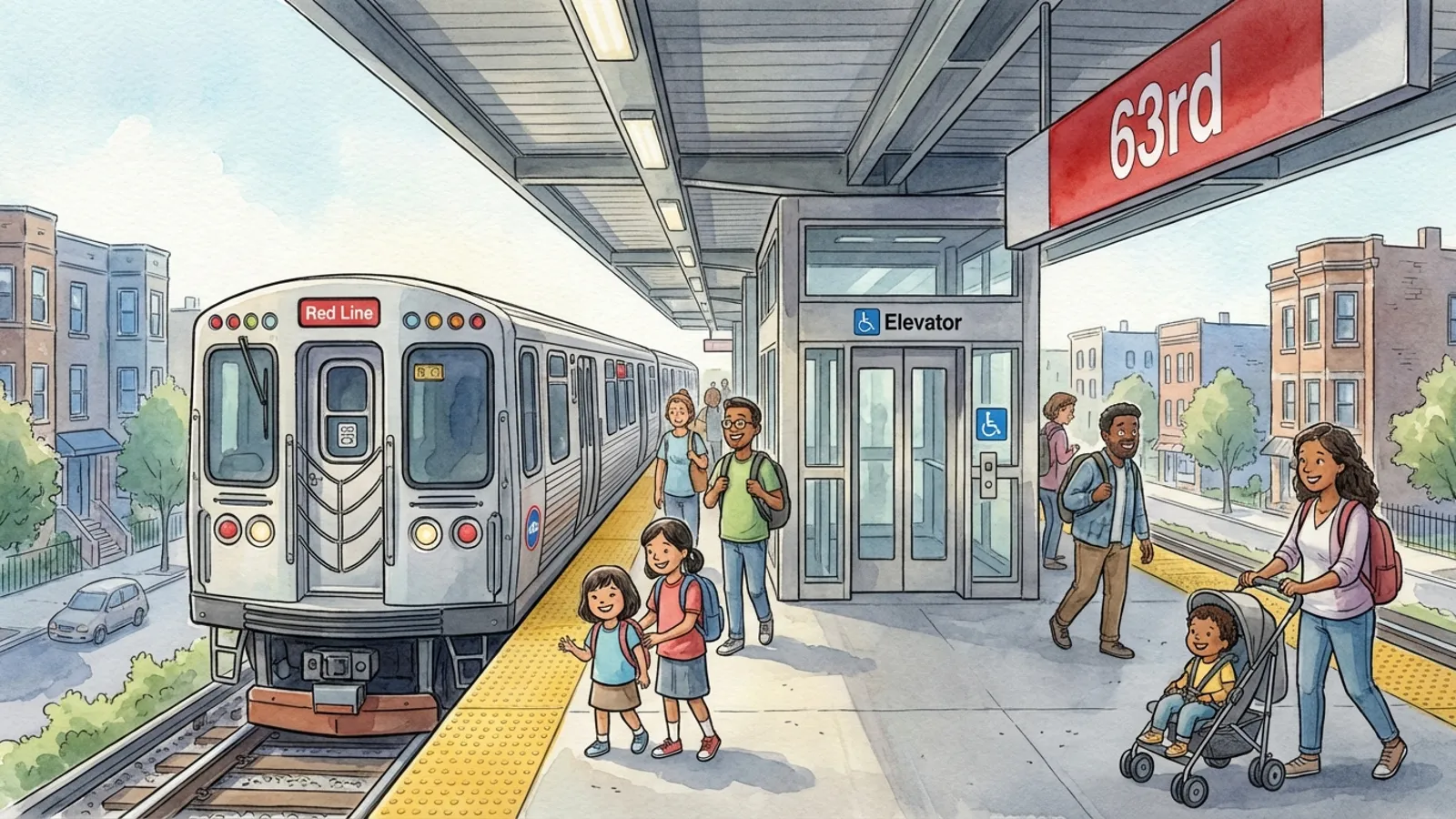 Chicago Red Line Elevator Out, CTA Seeks Solutions