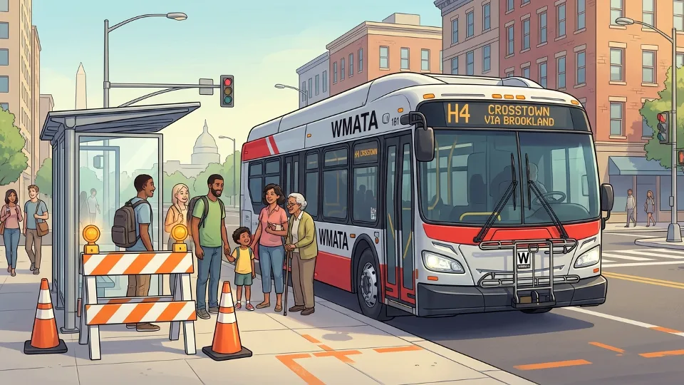 DC Bus Routes Adapt to Campus Construction