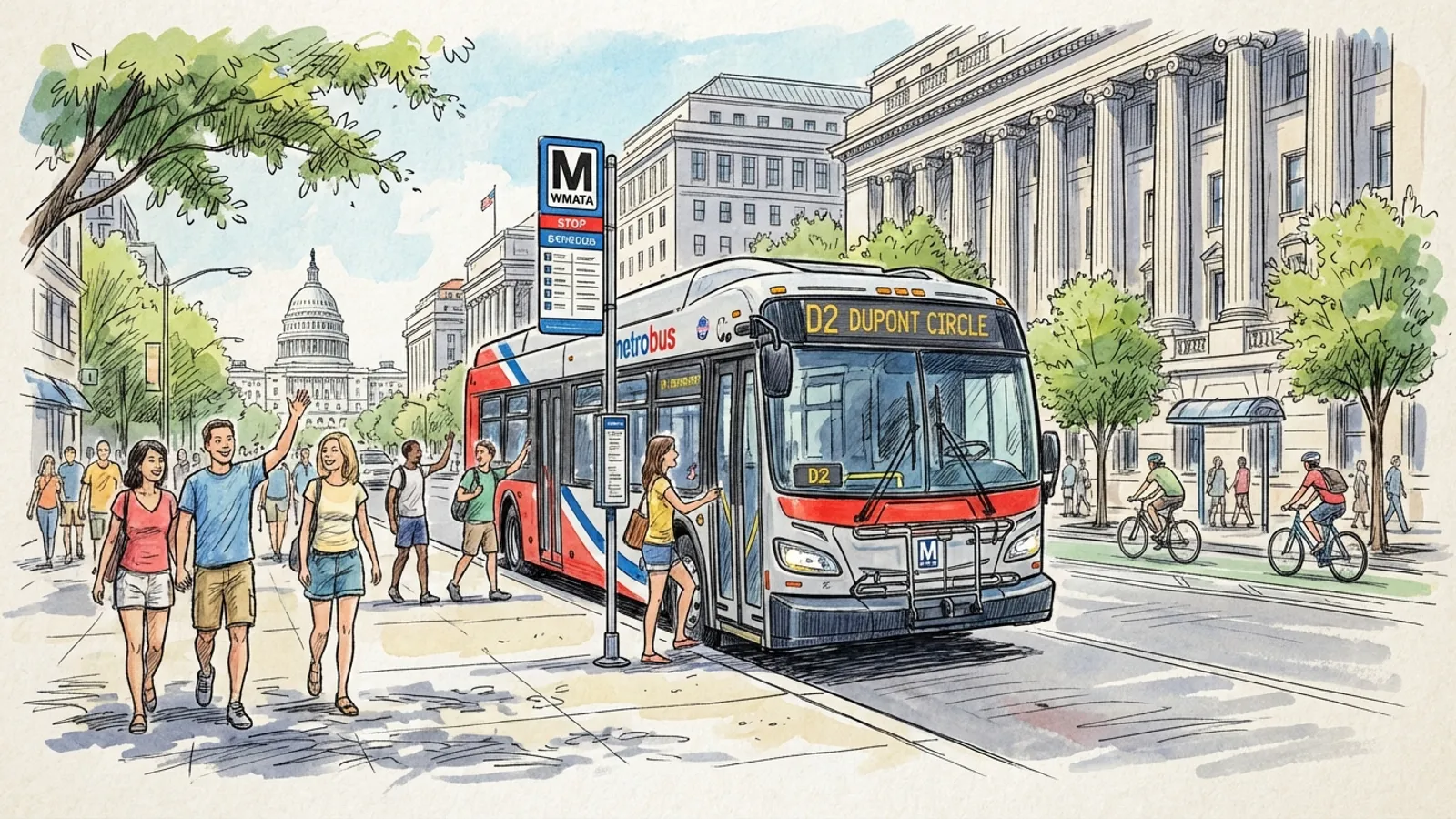 DC-Maryland-Virginia Buses Adapt for July 4th Prep
