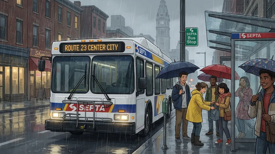 Philadelphia Rain Brings Transit Delays — But Clearing Soon