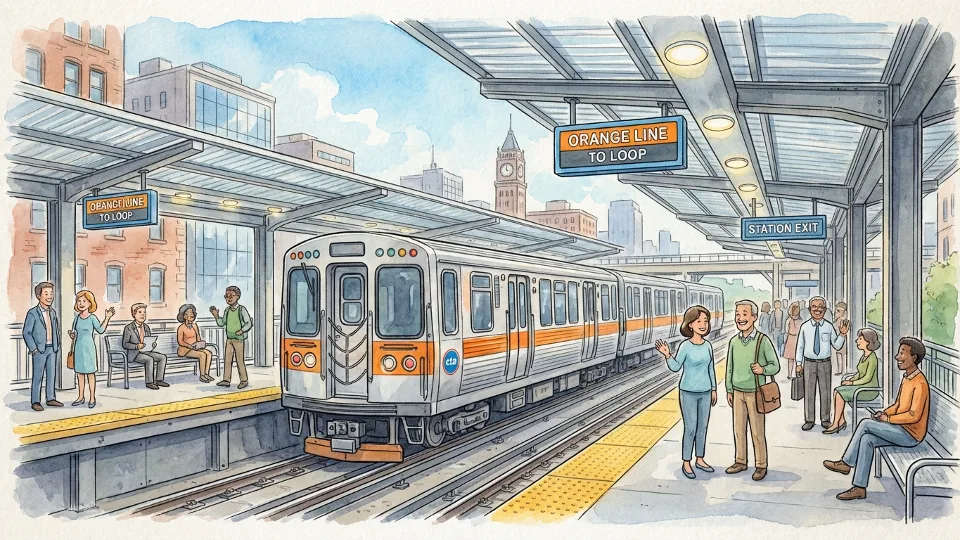 Chicago Orange Line Adapts Service During Track Work