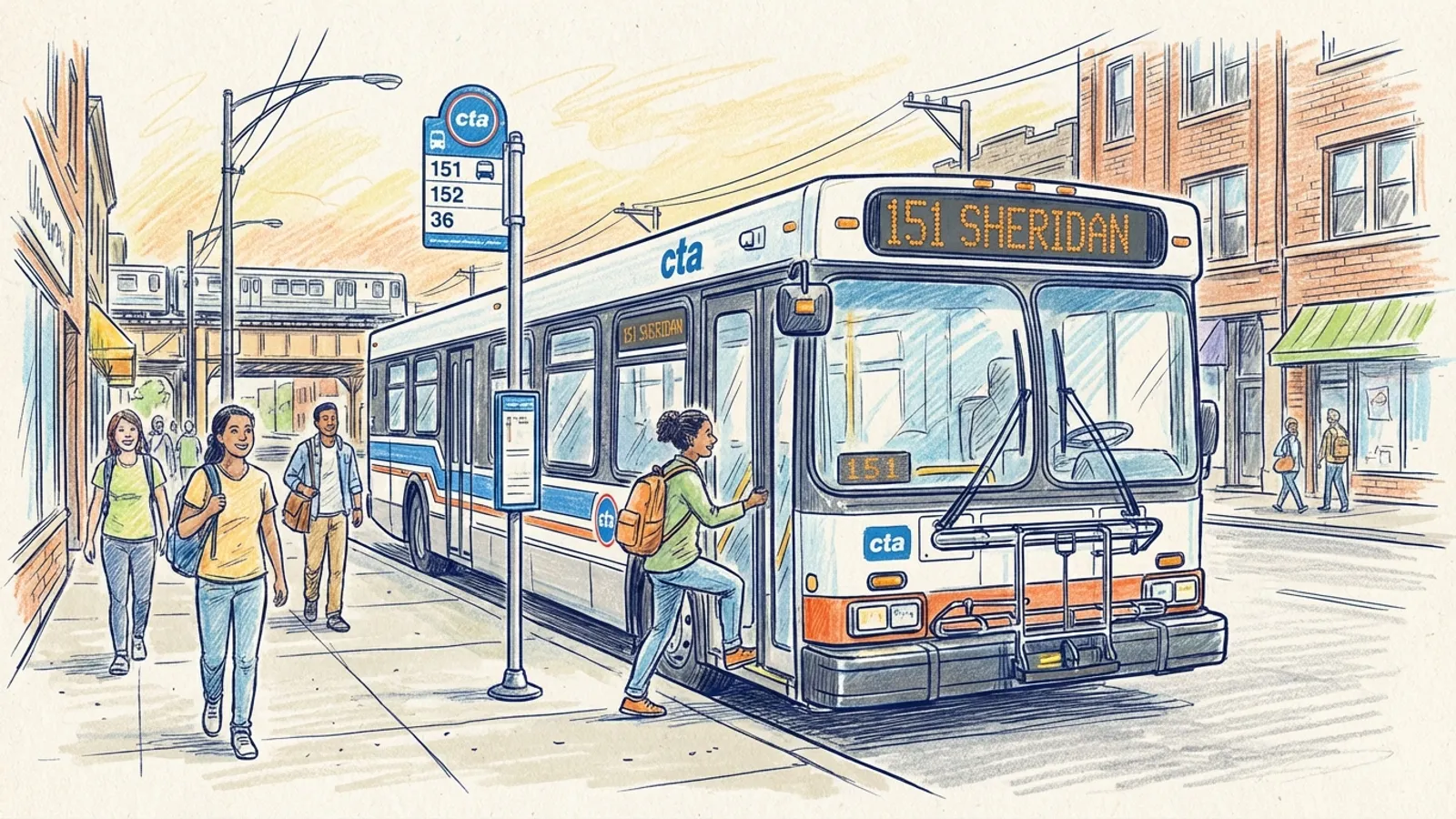 Chicago CTA Route 157 Adapts With Temporary Changes