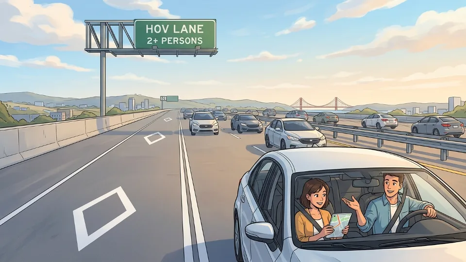 SF Bay Area Carpool Lanes Chart Their Own Path