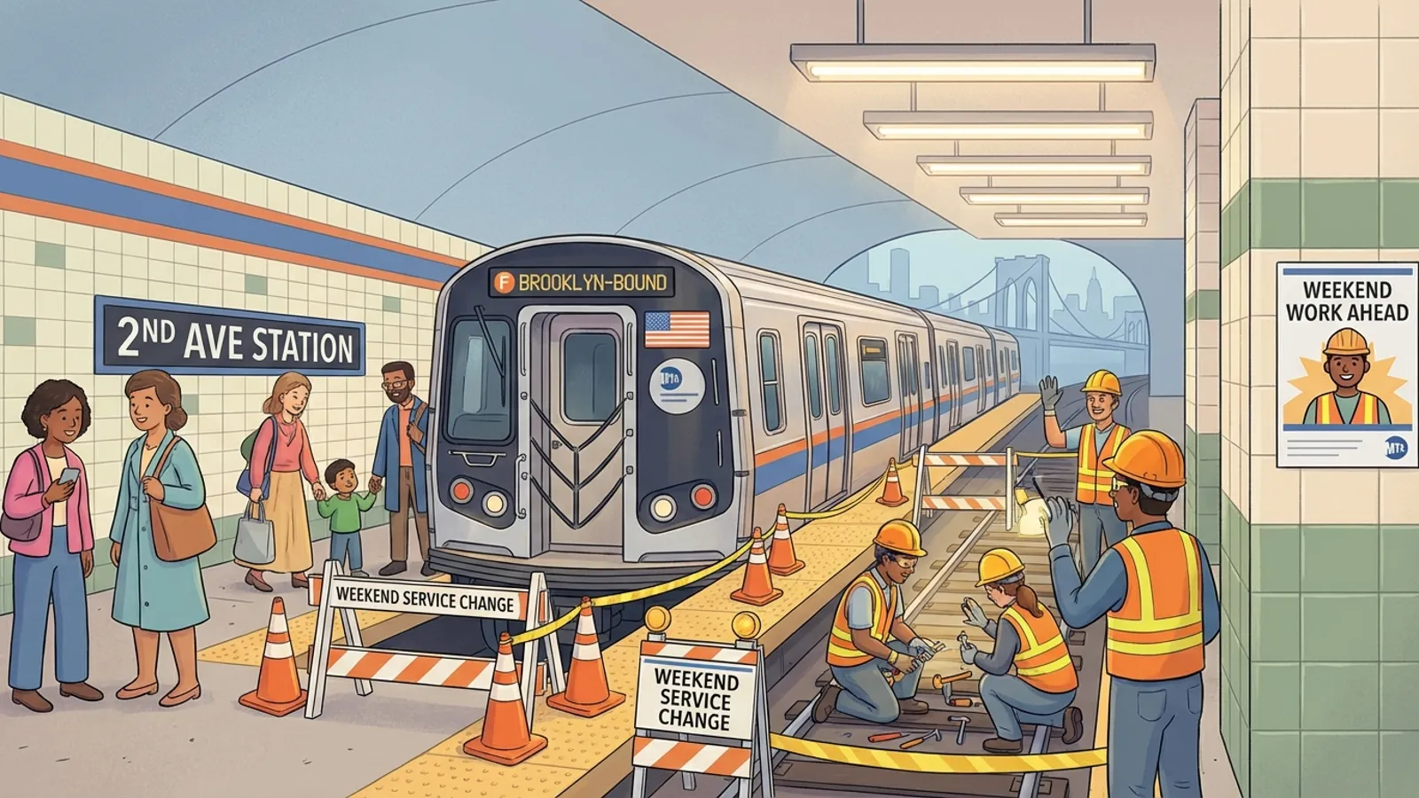 NYC Subway Upgrades This Weekend to Boost Reliability