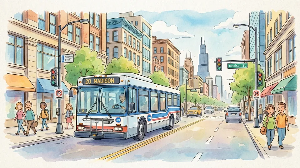 Chicago Route 20 Reroutes — Riders Adapt on Madison