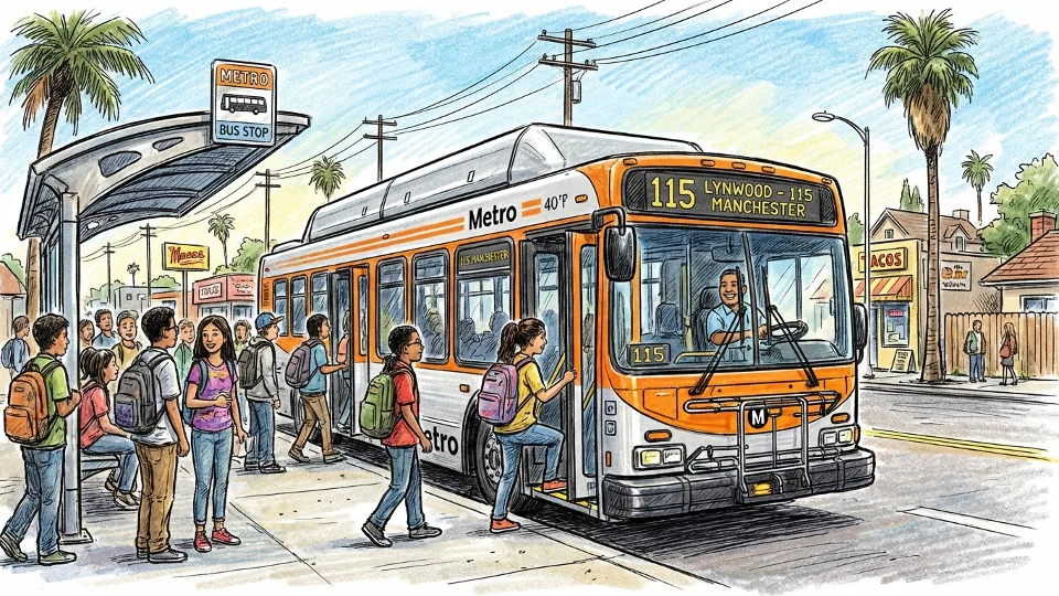 LA Metro Expands Free Passes to 17,000 Students