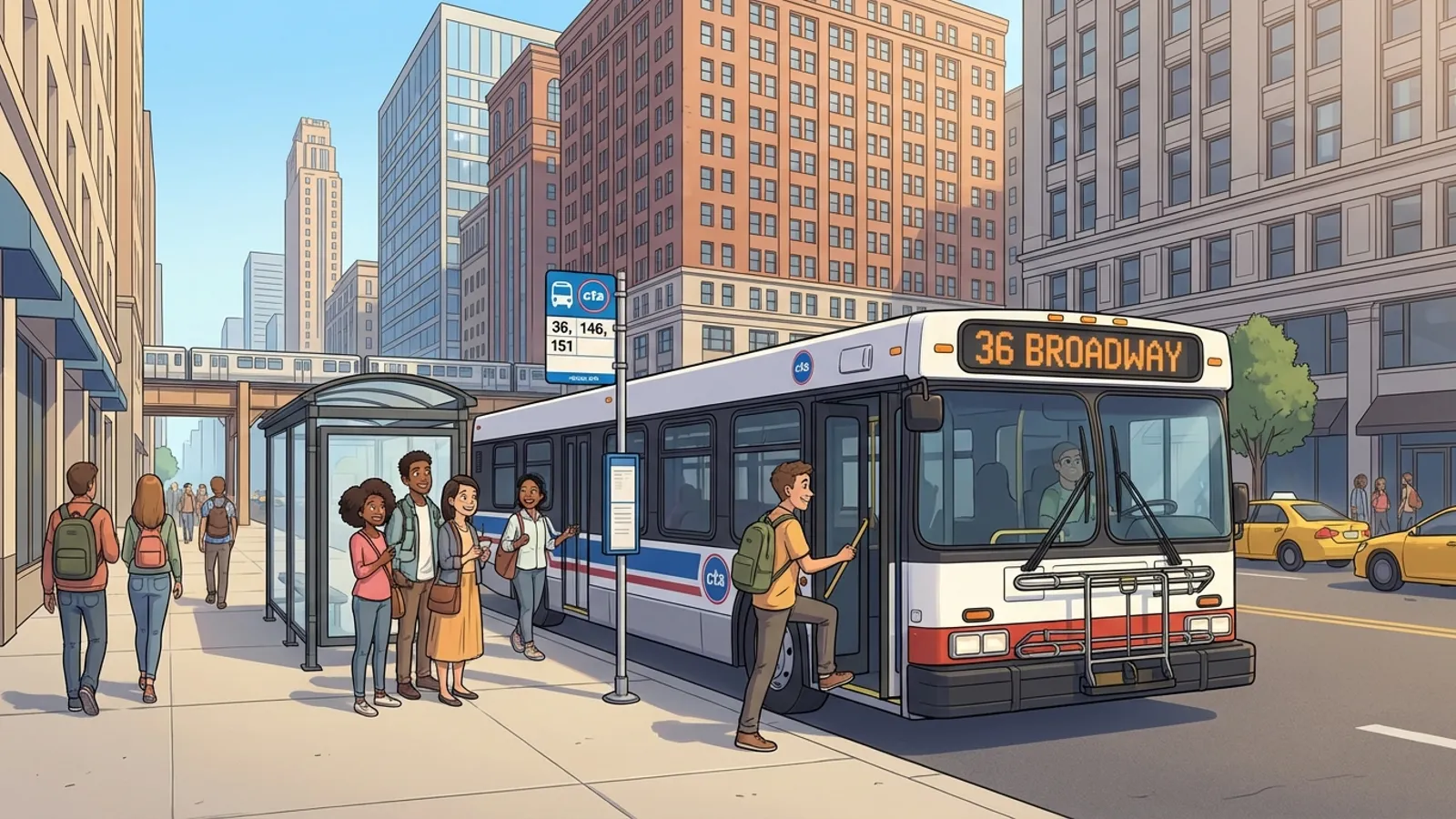 CTA Route 36 Stop Closure Prompts Chicago Riders to Adapt