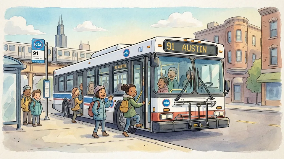 Chicago Route 91 Reroute — Riders Adapt With Real-Time Tools
