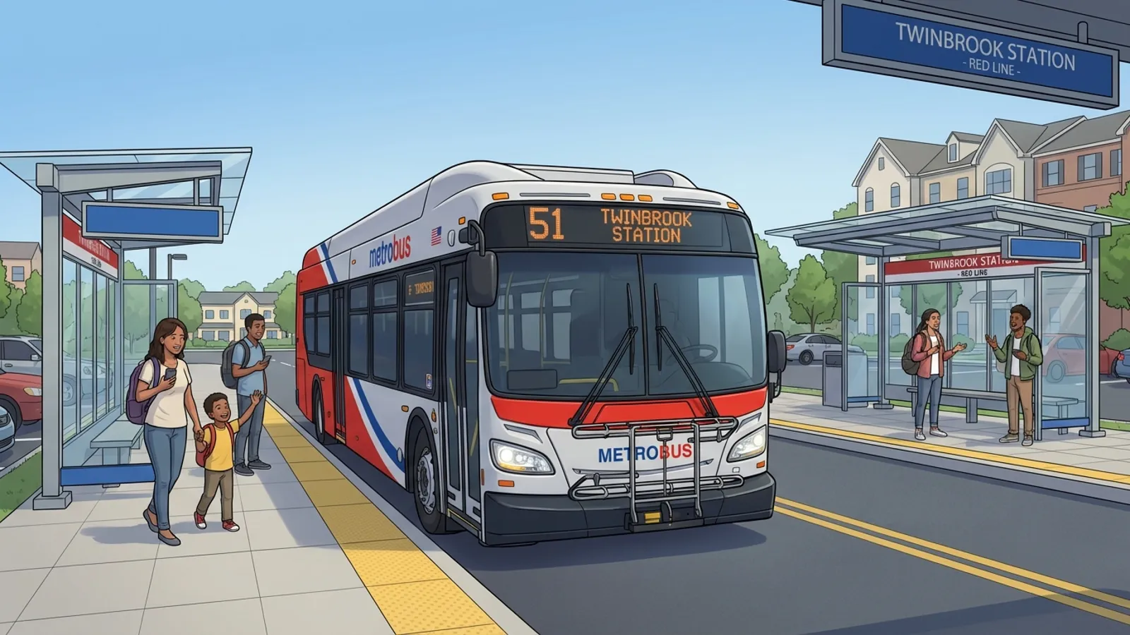 Twinbrook Station Bus Stops Relocate for Upgrades