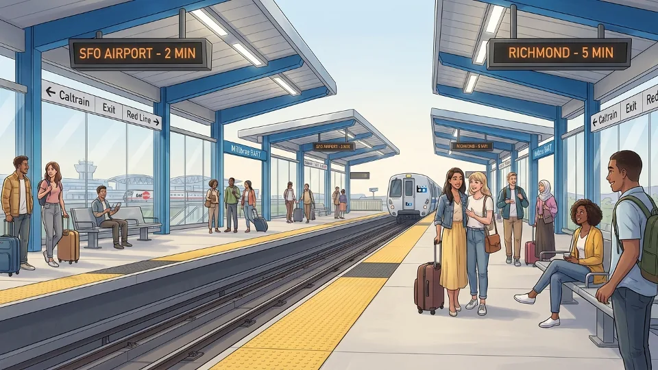 SF BART Upgrades Safety Tech at Millbrae Station