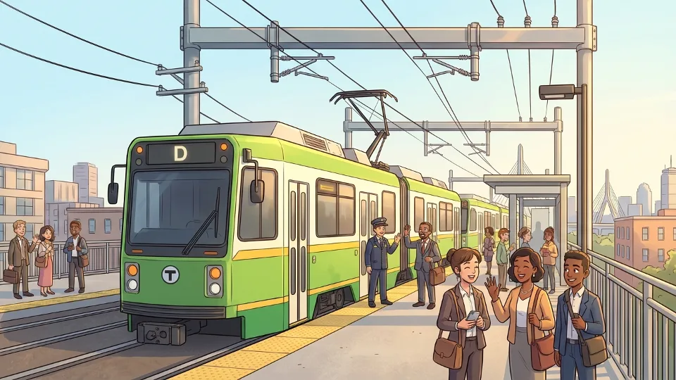 Boston Green Line Adapts After Wire Incident