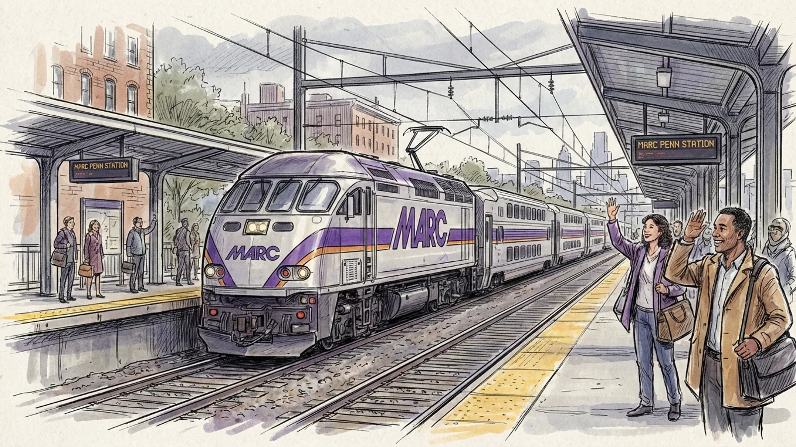 MARC Penn Line Works to Restore Halethorpe Access