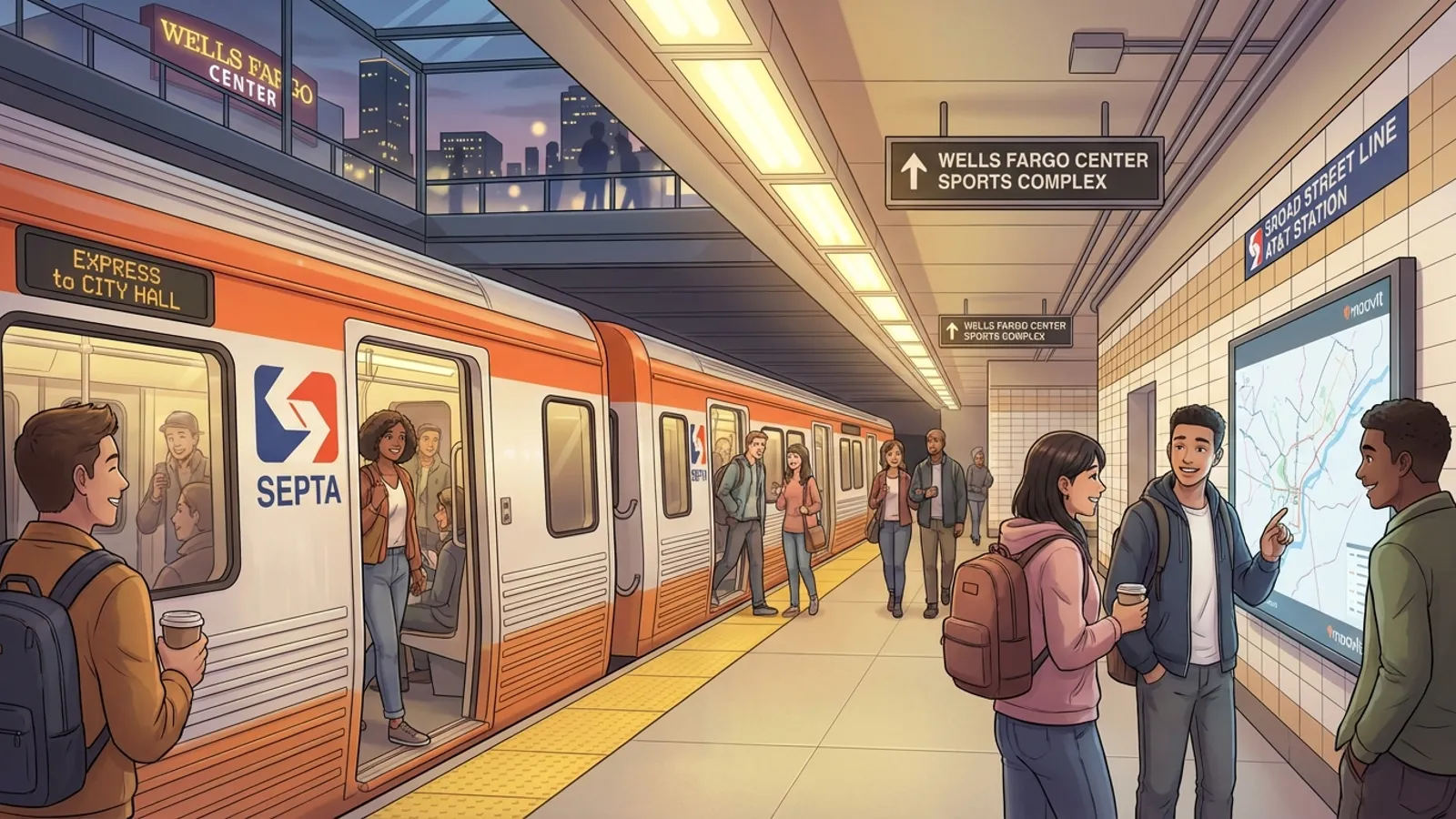 Philadelphia SEPTA Adds Trains for Comedy Shows