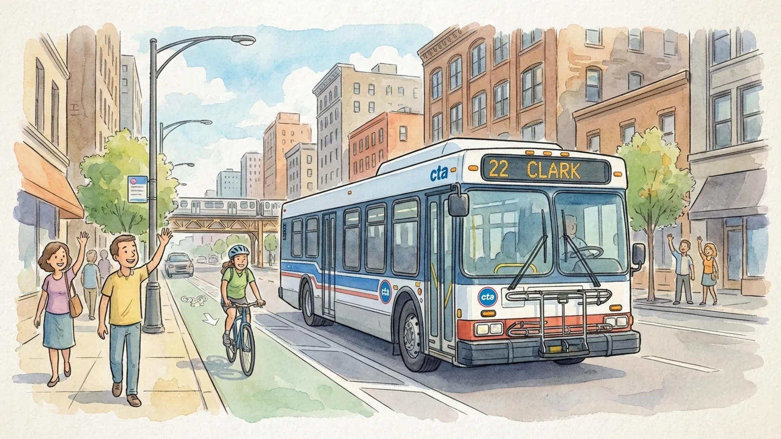 Chicago #8 Halsted Detour — Riders Adapt to New Route