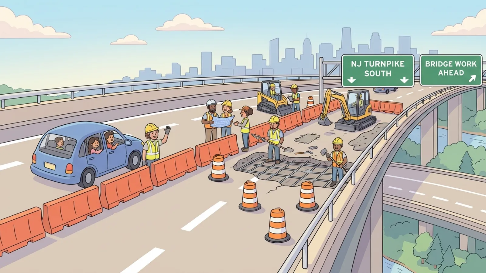 NJ Turnpike Repairs Show Infrastructure Evolving