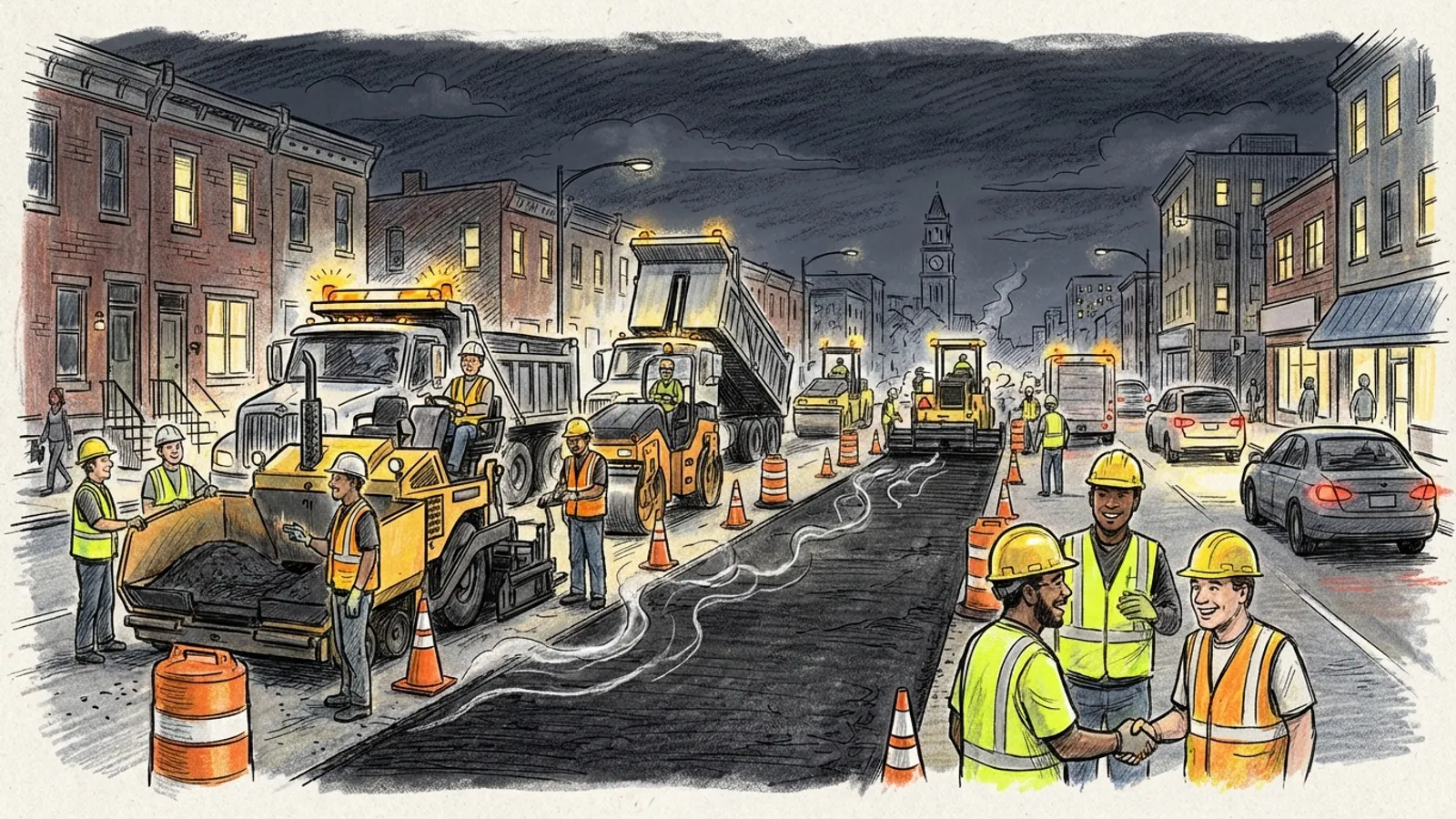 Philadelphia Paves Kelly Drive Overnight to Keep Days Moving